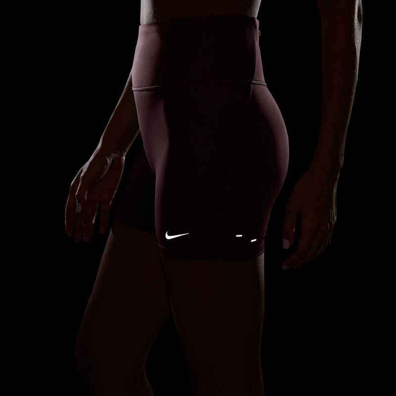 Pantaloni scurți de alergare pentru femei Nike Tempo pink smoke 7