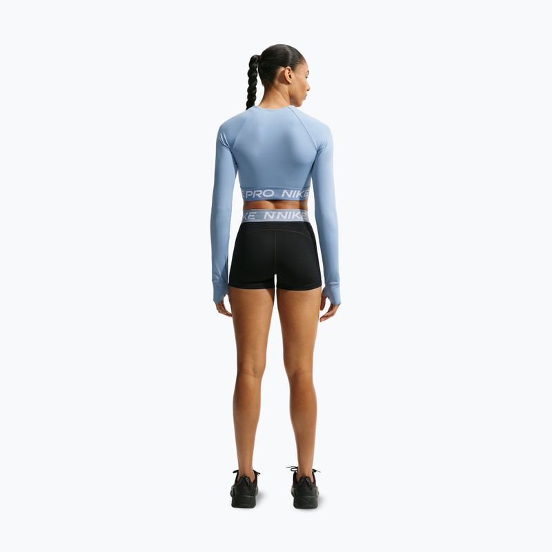 Longsleeve pentru femei Nike Pro work blue/white 2