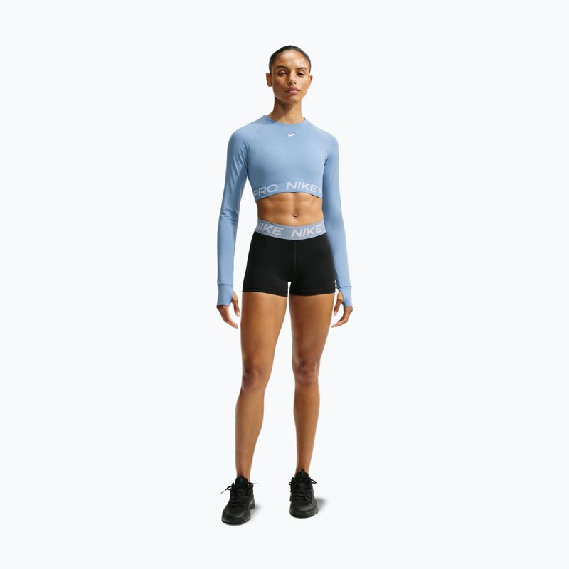 Longsleeve pentru femei Nike Pro work blue/white 7