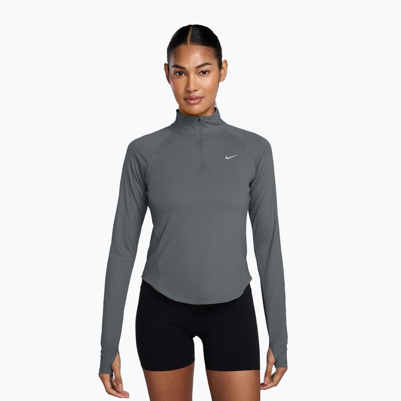 Bluză pentru femei de alergare Nike Tempo Dri-Fit 1/4 Zip cool grey