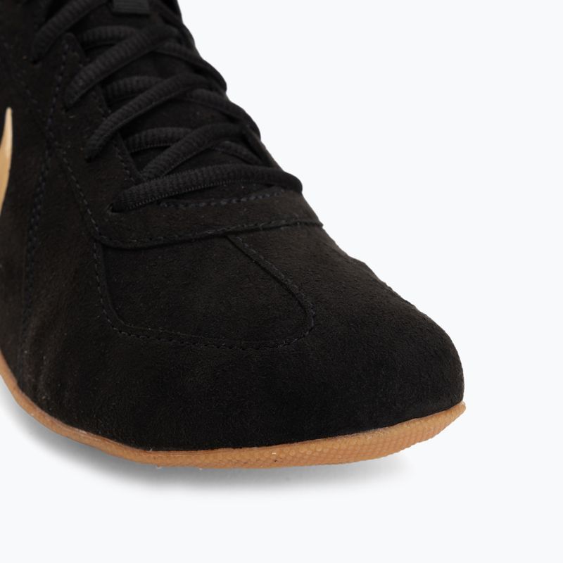 Încălțăminte de lupte Nike Footsweep 2 black/metallic gold/gum light brown 7