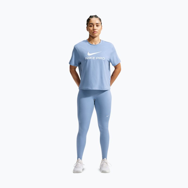 Colanți pentru femei Nike Pro work blue/white 2