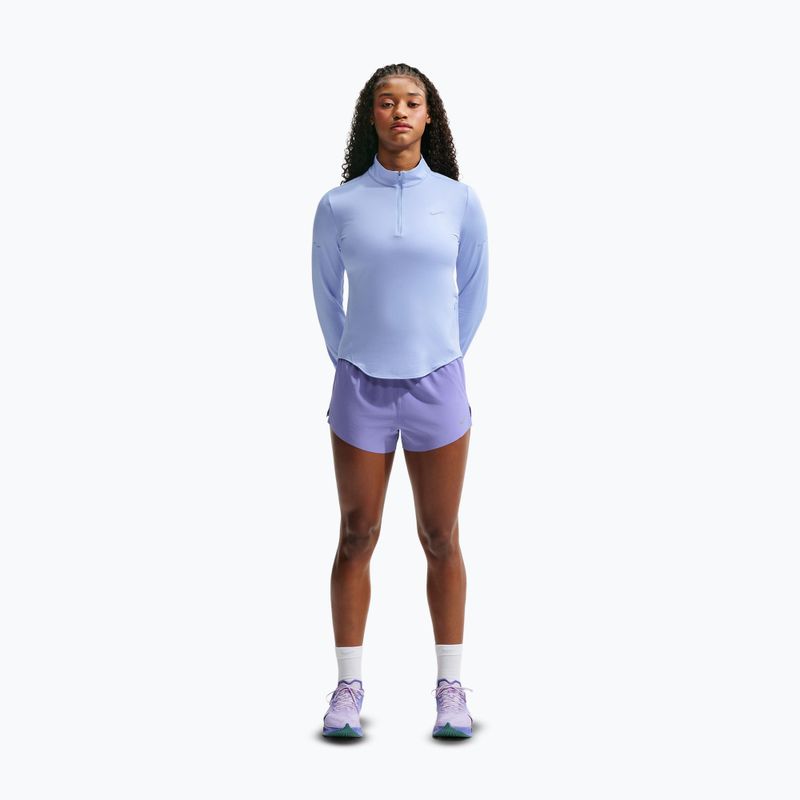 Bluză pentru femei de alergare Nike Swift Dri-FIT UV 1/4-Zip aluminum 2