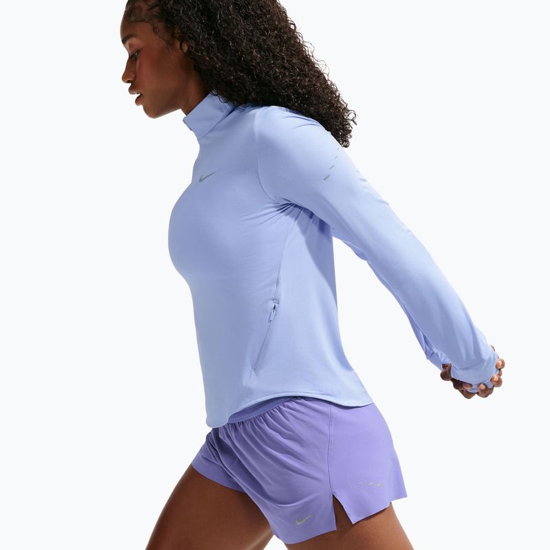 Bluză pentru femei de alergare Nike Swift Dri-FIT UV 1/4-Zip aluminum 6