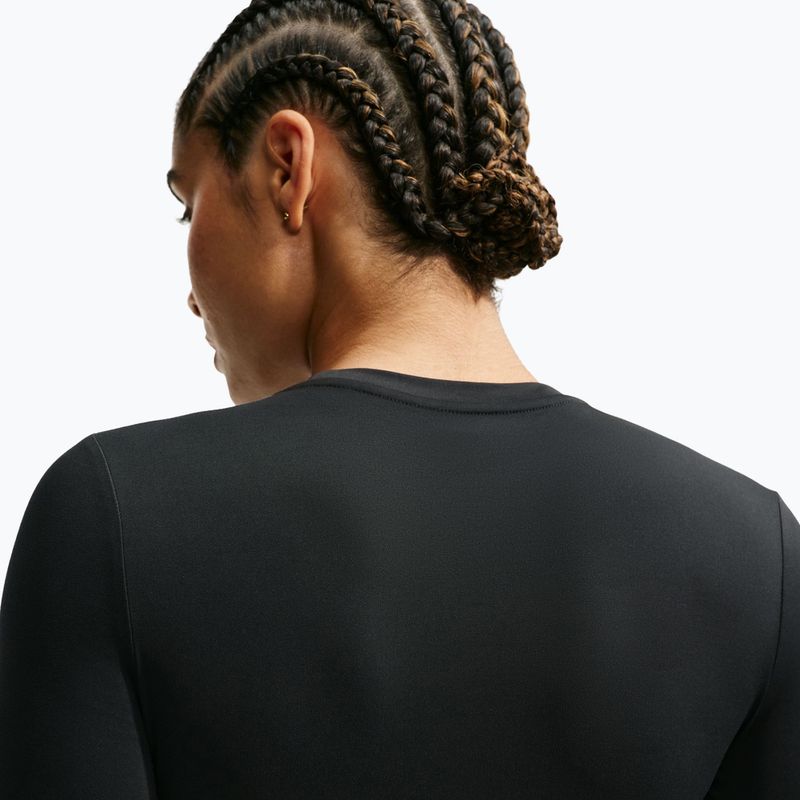 Longsleeve de antrenament pentru femei Nike One Fitted black/white 5