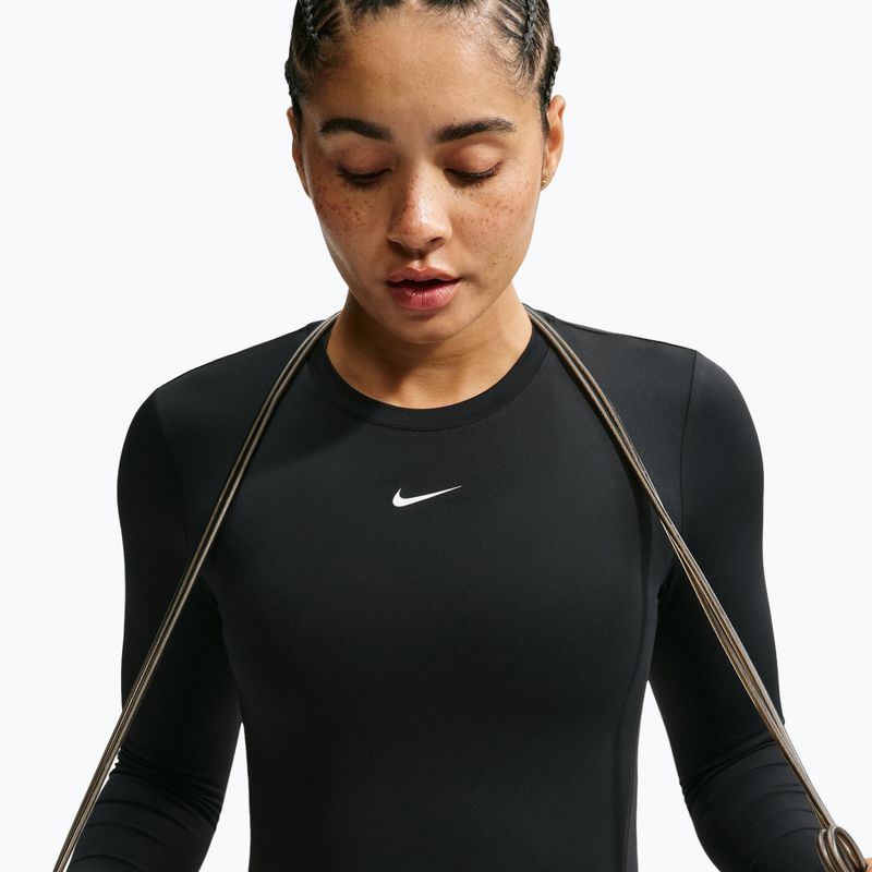 Longsleeve de antrenament pentru femei Nike One Fitted black/white 6