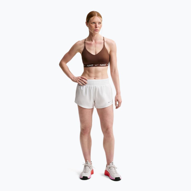 Sutien de antrenament pentru femei Nike Dri-Fit Indy Light Support cacao wow 2