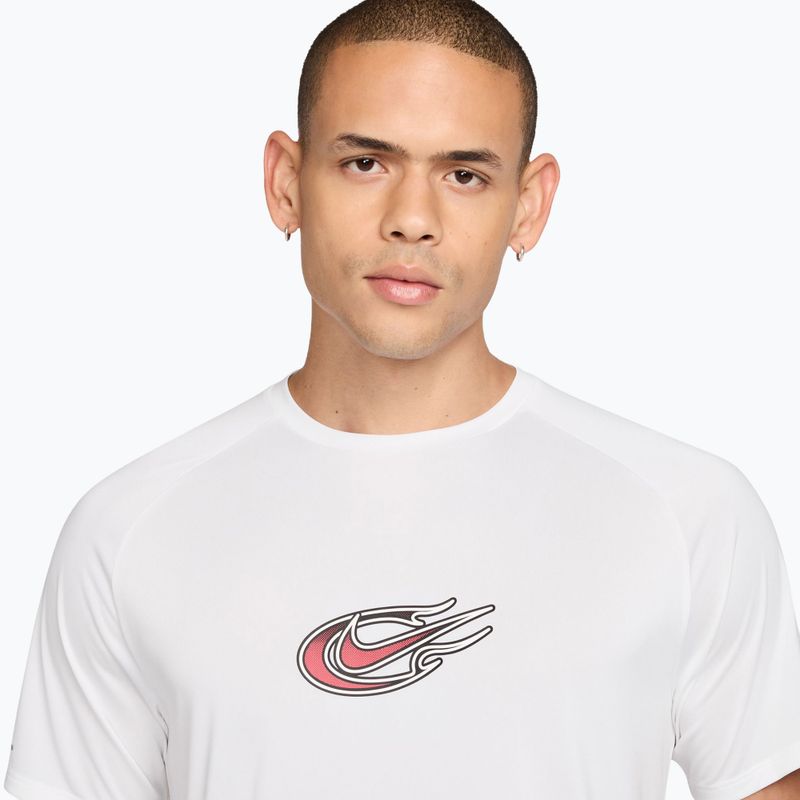 Tricou de alergare pentru bărbați Nike Stride white 3