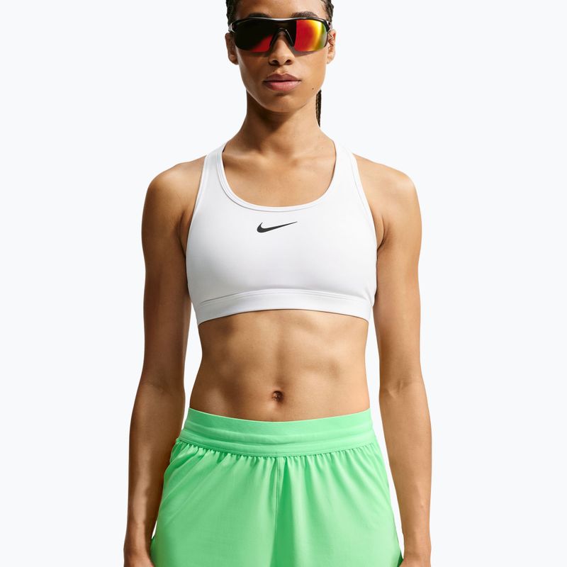 Pantaloni scurți de alergare pentru femei Nike Swift Mid-Rise 2in1 illusion green 4