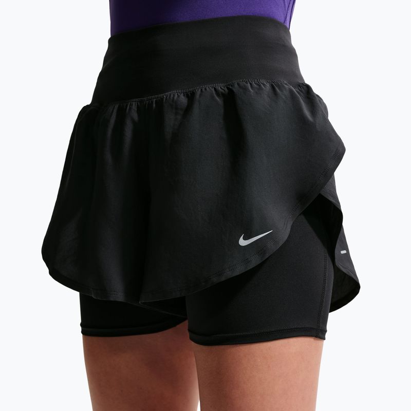 Pantaloni scurți de alergare pentru femei Nike Tempo Flow black/black 4