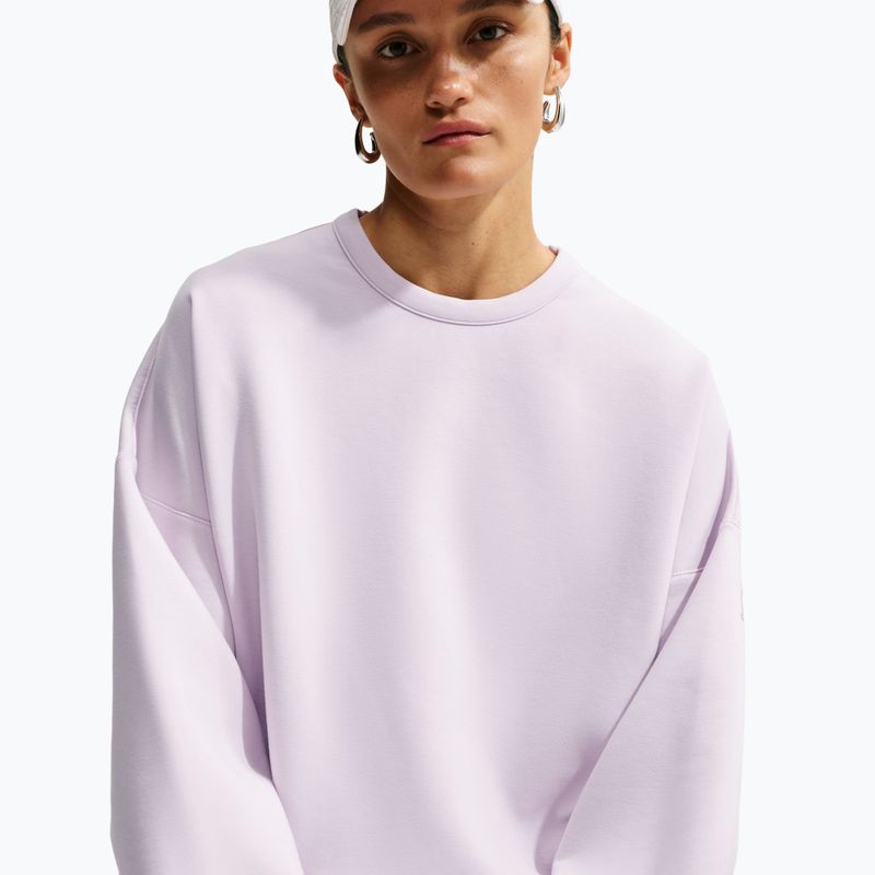 Bluză de antrenament pentru femei Nike 24.7 ImpossiblySoft Bleached Lilac/Platinum Violet 4