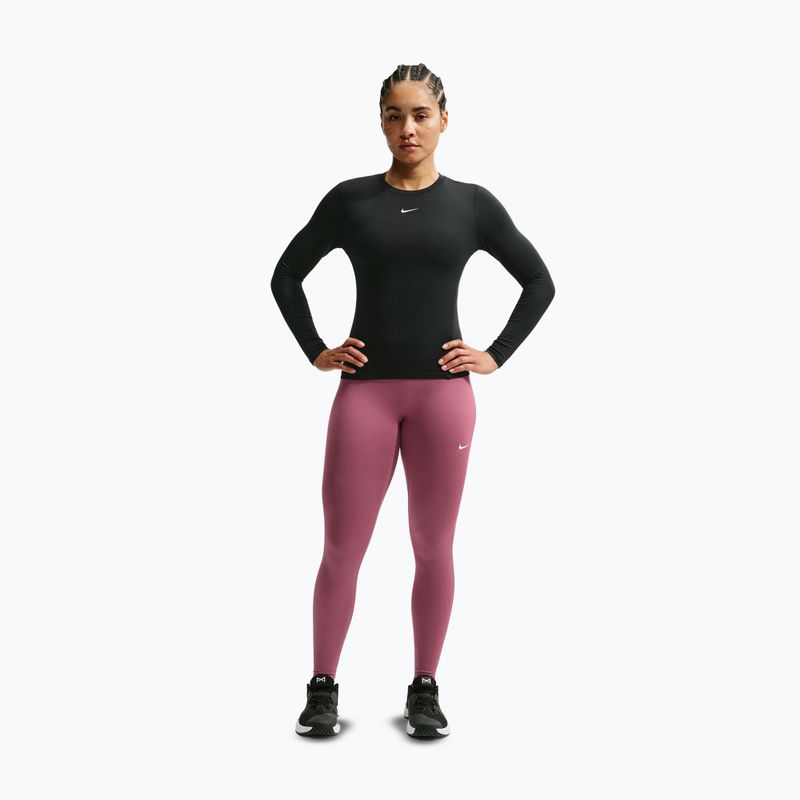 Colanți pentru femei Nike One Seamless Front pink smoke/white 9