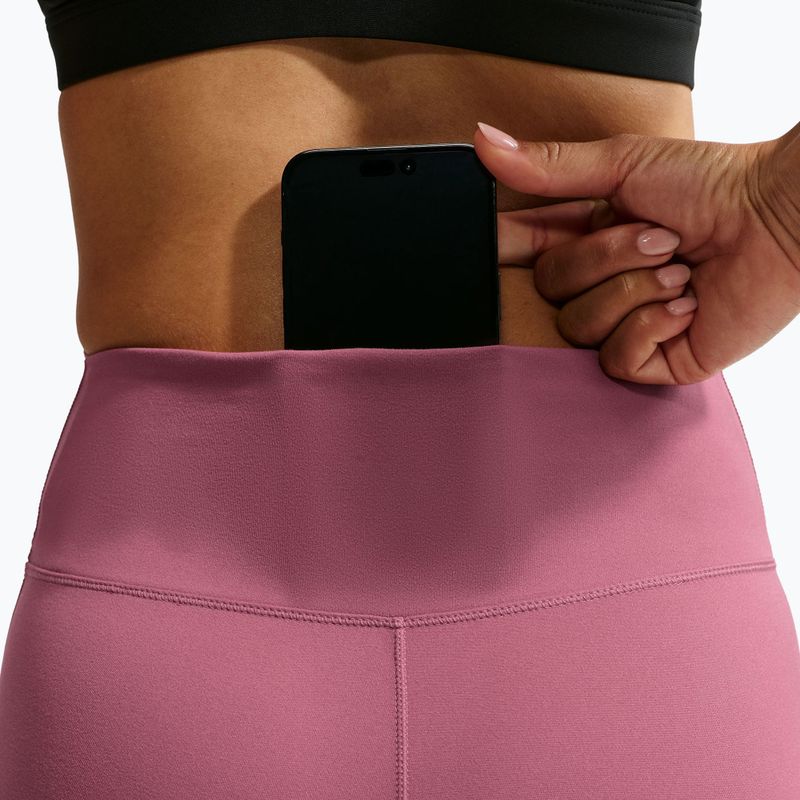 Colanți pentru femei Nike One Seamless Front pink smoke/white 6