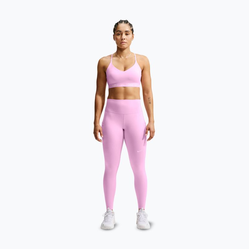 Sutien de antrenament Nike Indy Light Support pink rise 2