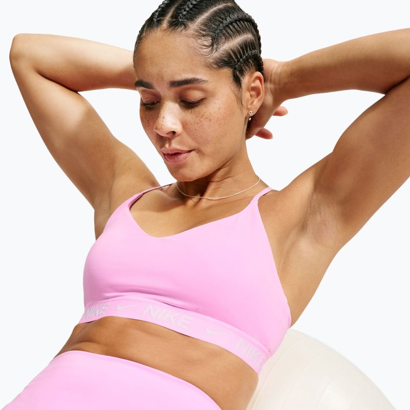 Sutien de antrenament Nike Indy Light Support pink rise 4