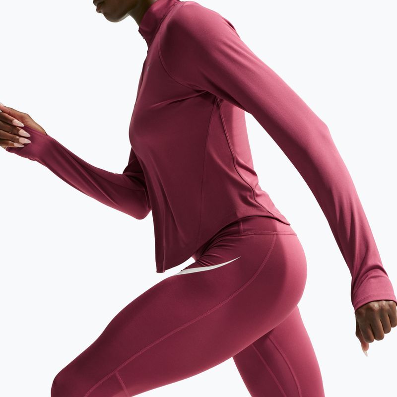 Colanți pentru femei Nike Tempo Swoosh Run pink smoke/white 4