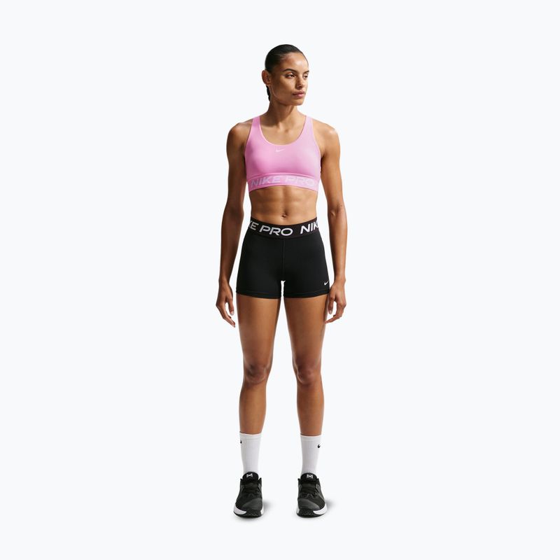 Sutien de antrenament Nike Pro 365 pink rise/white 2