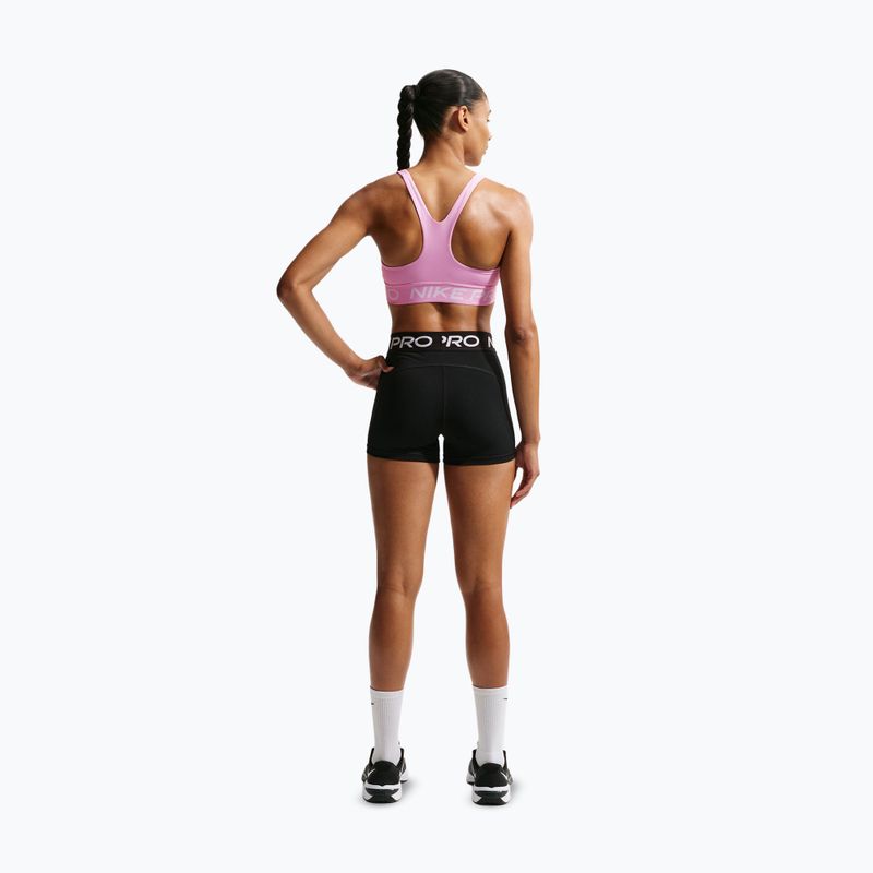 Sutien de antrenament Nike Pro 365 pink rise/white 3