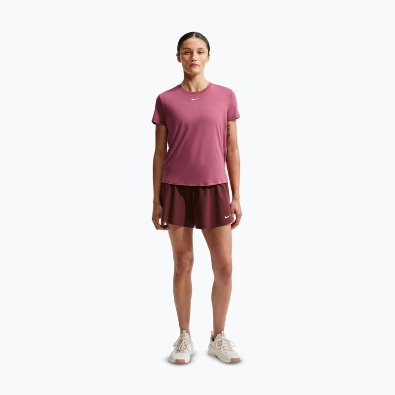 Tricou de antrenament pentru femei Nike One Classic pink smoke/white 2