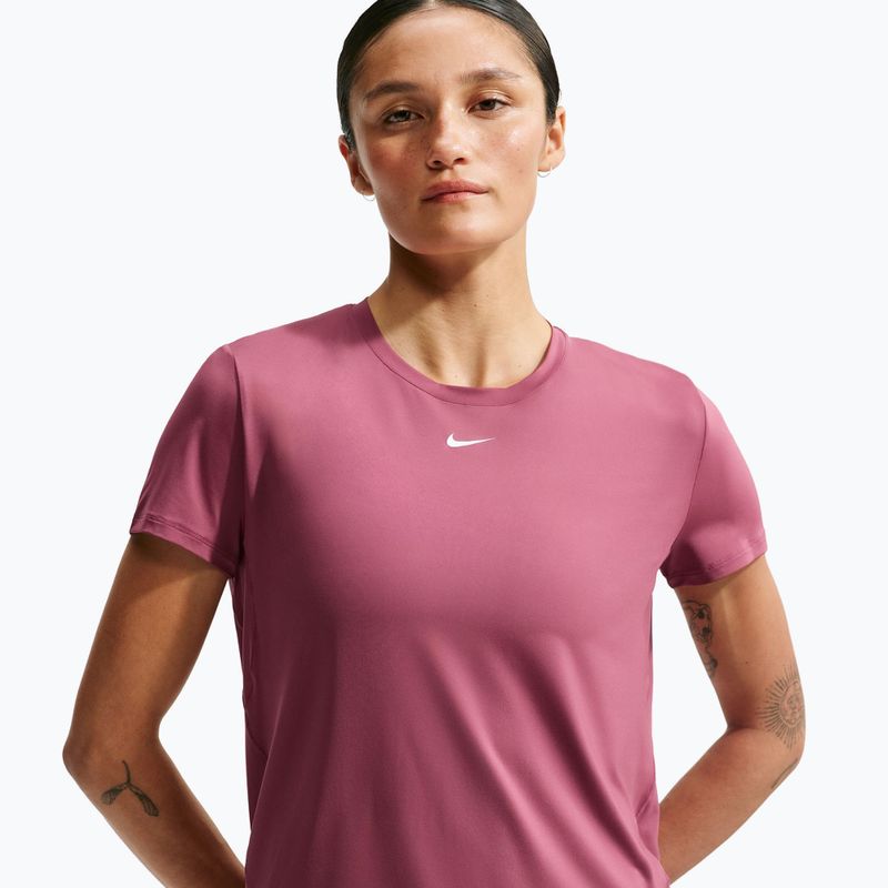 Tricou de antrenament pentru femei Nike One Classic pink smoke/white 4