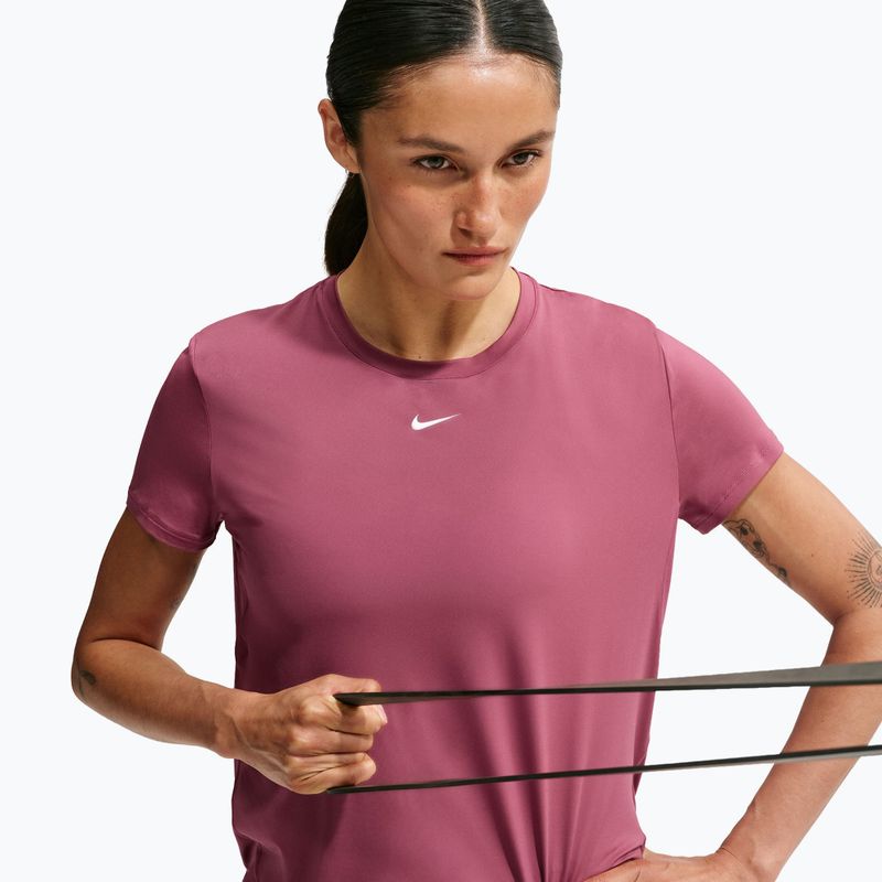Tricou de antrenament pentru femei Nike One Classic pink smoke/white 6