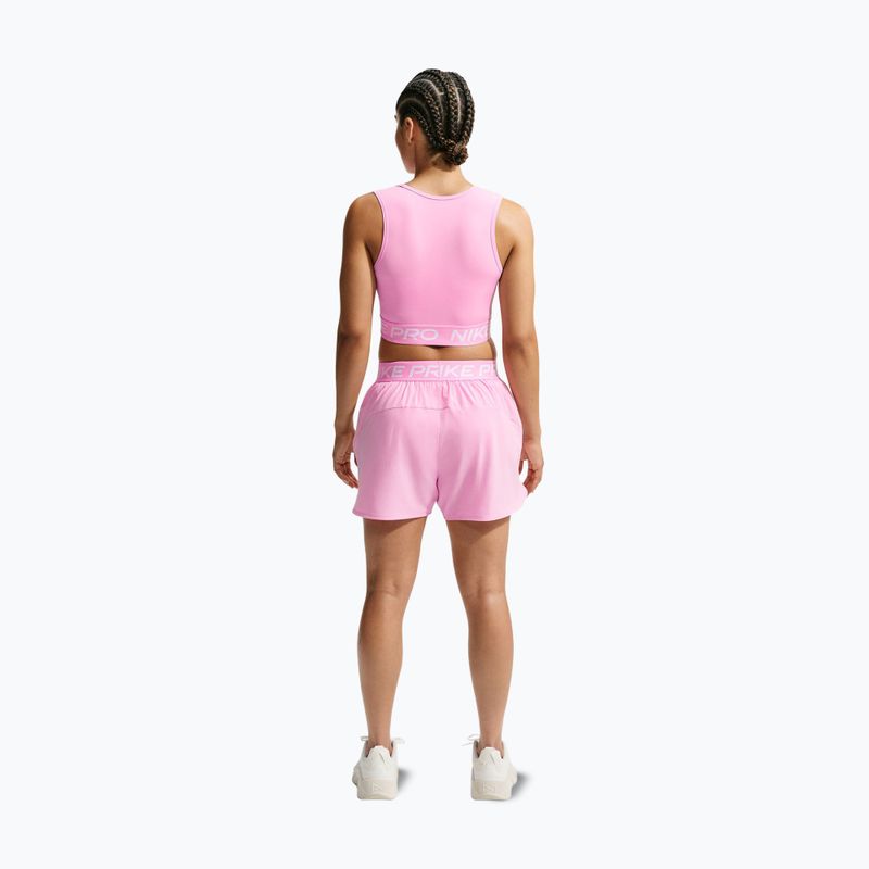 Tricou pentru femei Nike Pro pink rise/white 3