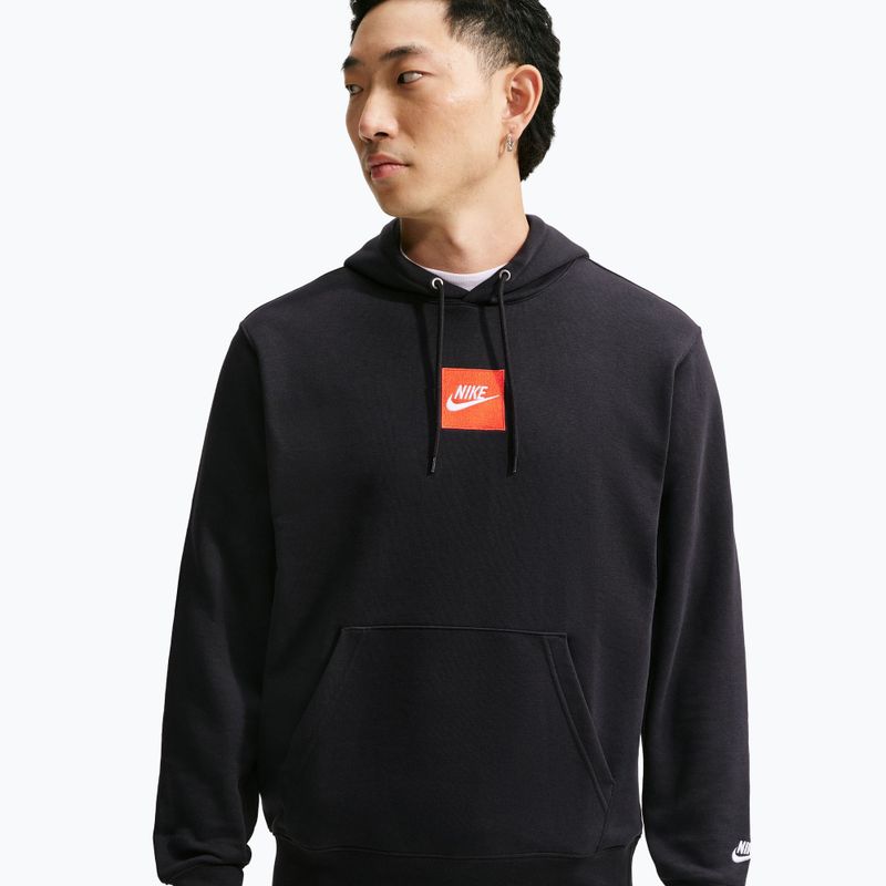 Bluză pentru bărbați Nike Sportswear Club black/black/white 4