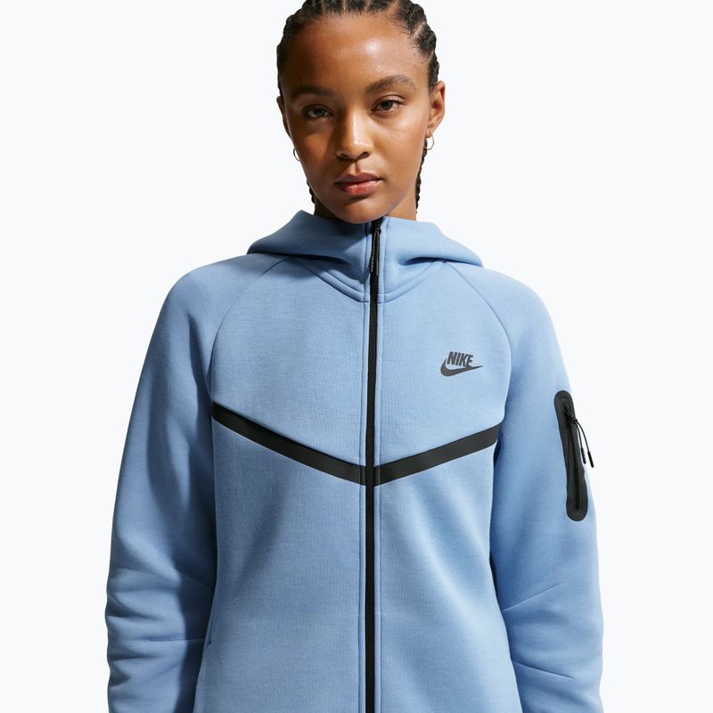 Bluză pentru femei Nike Sportswear Tech Fleece Windrunner work blue/black 4