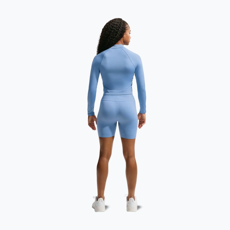 Bluză de antrenament pentru femei Nike Pro Seamless work blue 3
