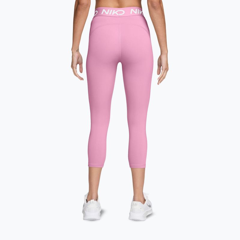 Colanți pentru femei Nike Pro pink rise/white 2