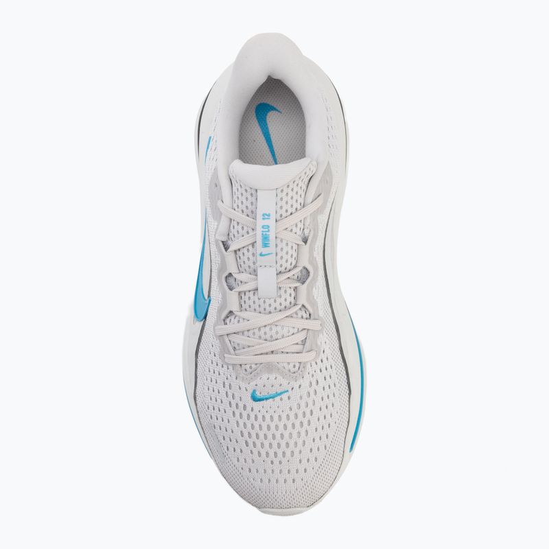 Încălțăminte de alergare pentru bărbați Nike Winflo 12 vast grey/off white/light current blue 5