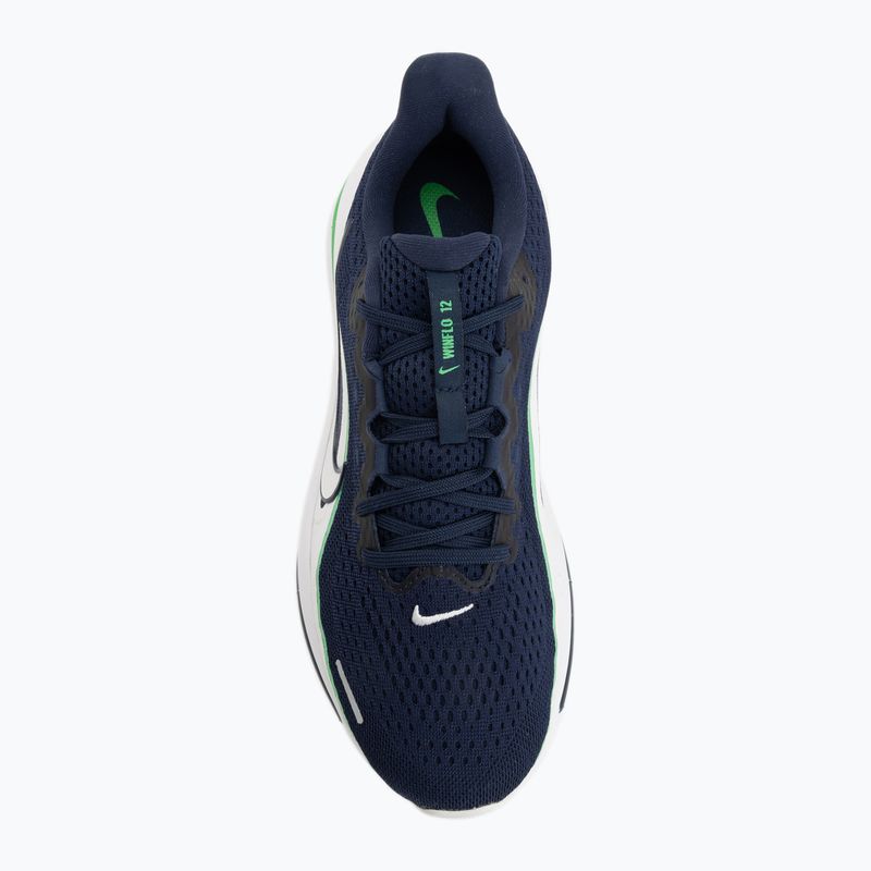 Încălțăminte de alergare pentru bărbați Nike Winflo 12 midnight navy/green spark/summit white 5