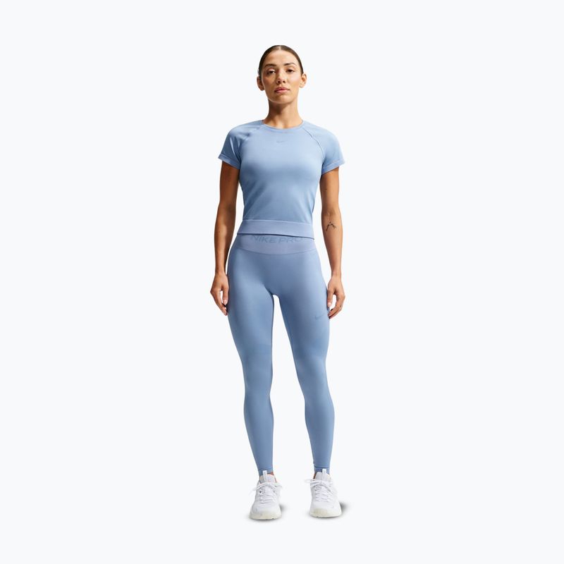 Colanți pentru femei Nike Pro Seamless work blue 7