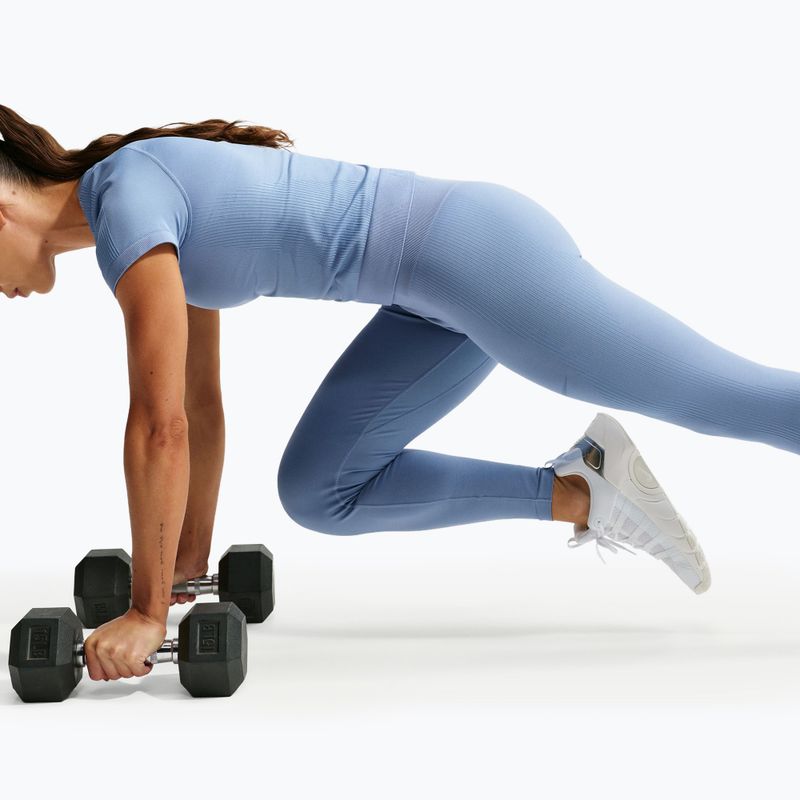 Colanți pentru femei Nike Pro Seamless work blue 5