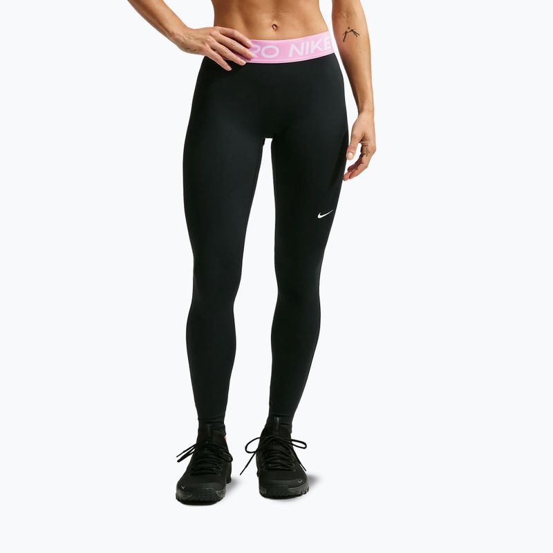 Colanți pentru femei Nike Pro black/pink rise/white 7