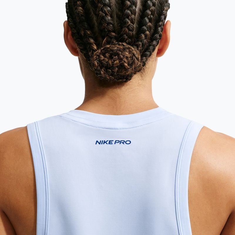 Tricou de antrenament pentru femei Nike Pro hydrogen blue/old royal 5
