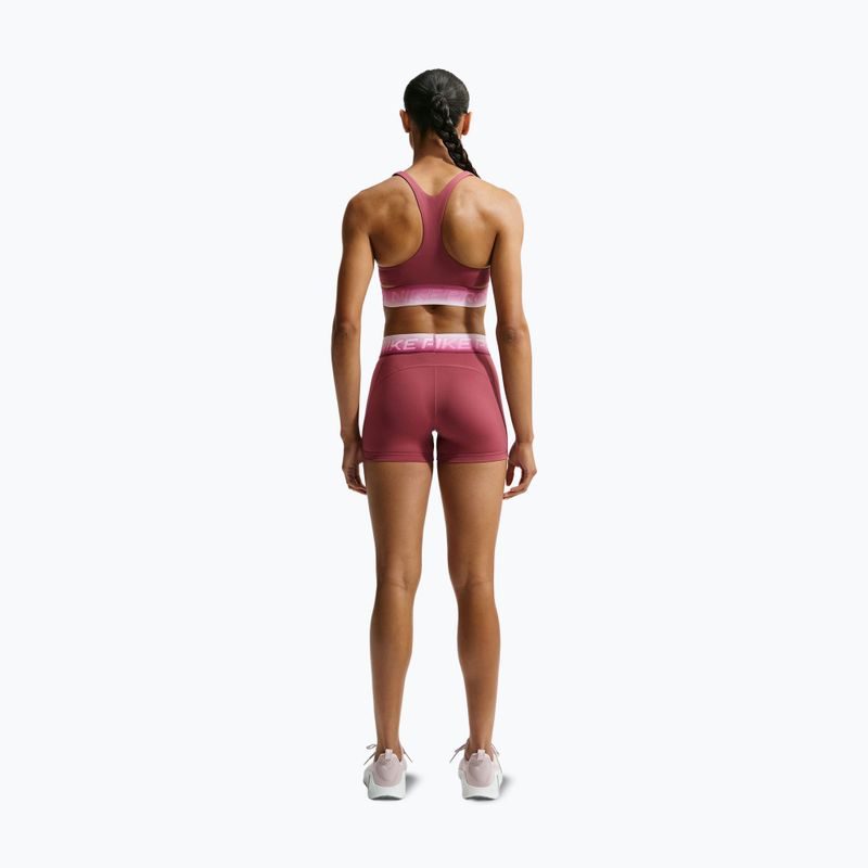 Sutien de antrenament Nike Pro pink smoke/pink smoke/pink rise 3