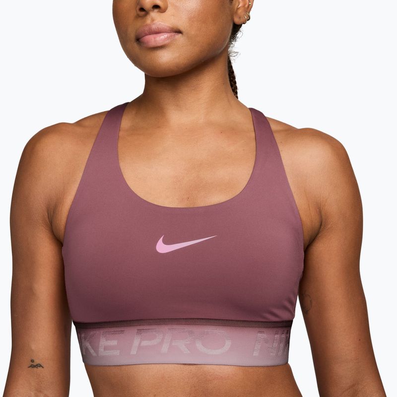 Sutien de antrenament Nike Pro pink smoke/pink smoke/pink rise 4