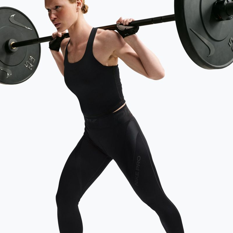 Colanți de antrenament pentru femei Nike Pro Sculpt High-Waisted 7/8 black/black 5