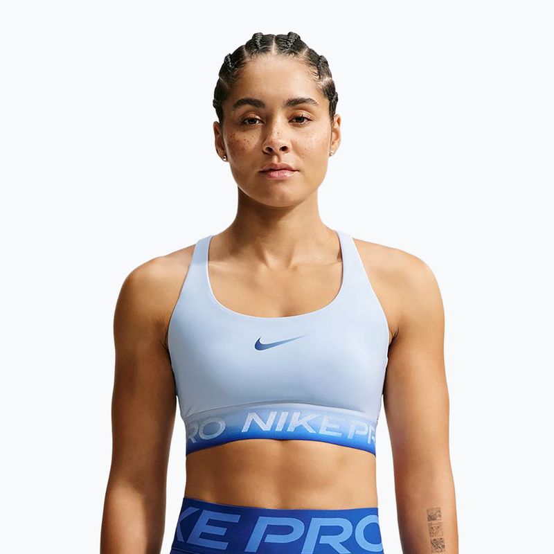 Sutien de antrenament Nike Pro hydrogen blue/hydrogen blue/old royal