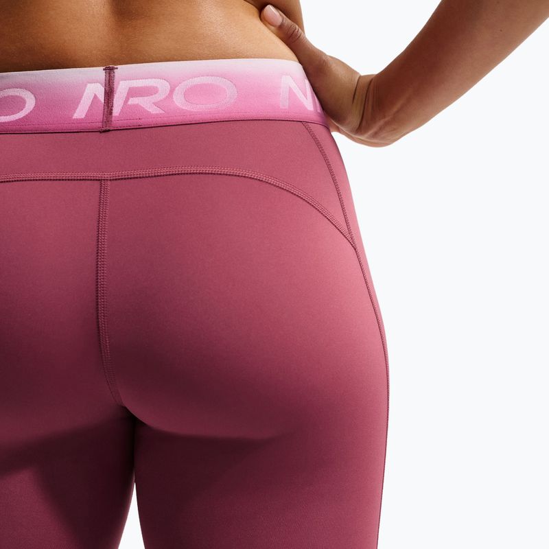 Colanți pentru femei Nike Pro pink smoke/pink rise 5