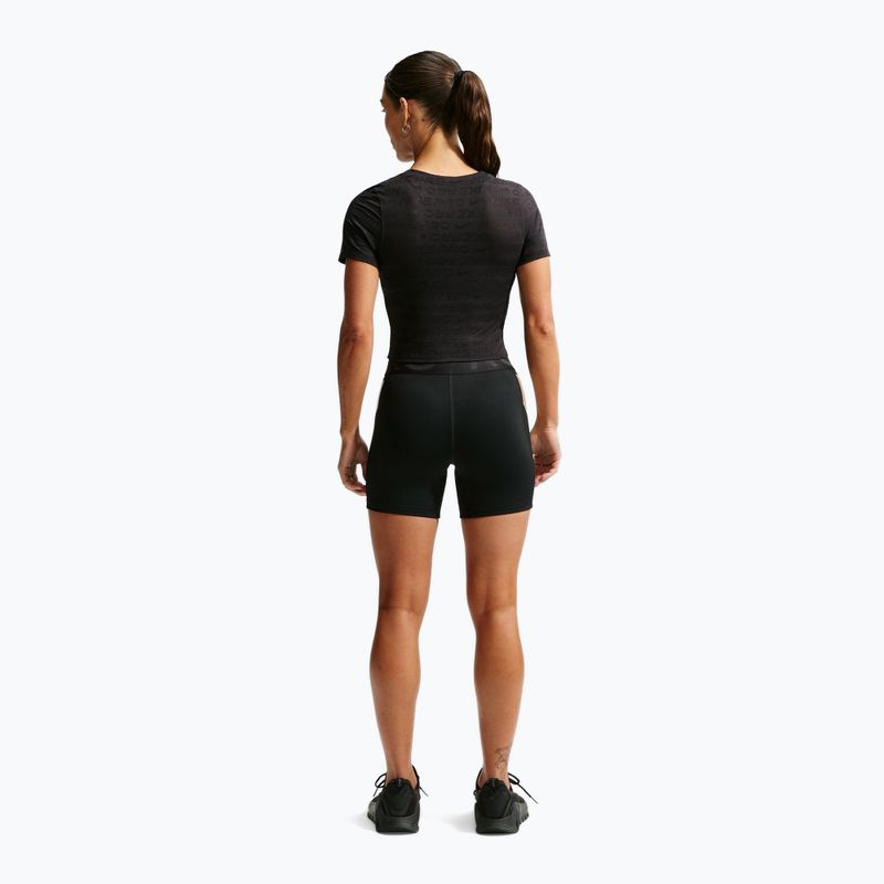 Pantaloni scurți de antrenament pentru femei Nike Pro Sculpt black/linen/black/black 3