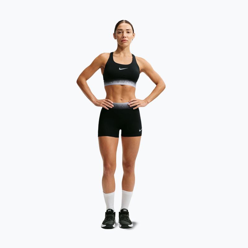 Sutien de antrenament Nike Pro black/black/ghost/smoke grey 7