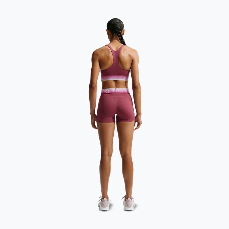 Pantaloni scurți de antrenament pentru femei Nike Pro pink smoke/bleached lilac 3