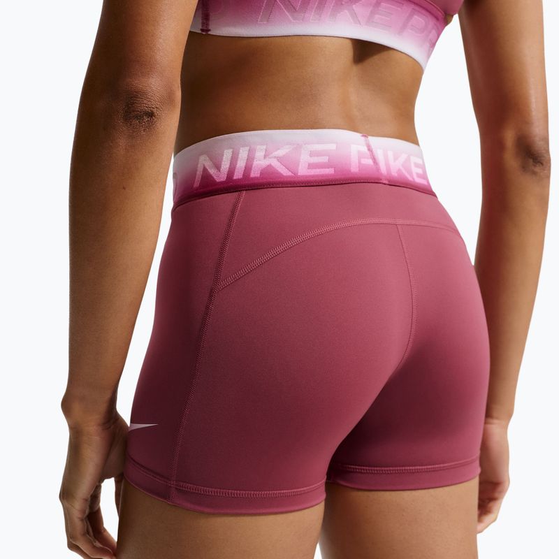 Pantaloni scurți de antrenament pentru femei Nike Pro pink smoke/bleached lilac 5