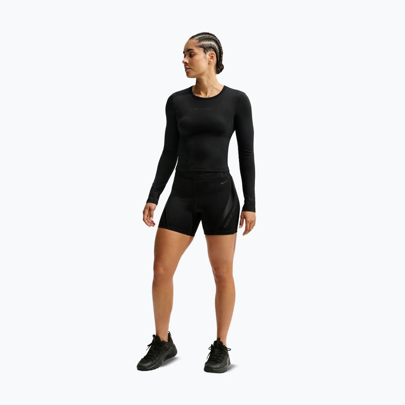 Pantaloni scurți de antrenament pentru femei Nike Pro Sculpt black/black 2