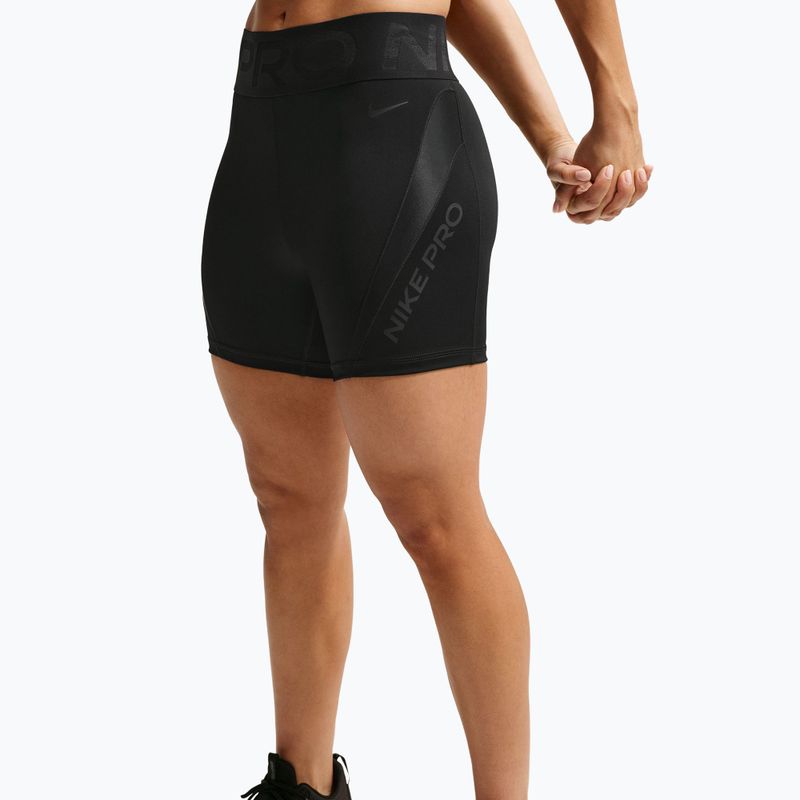 Pantaloni scurți de antrenament pentru femei Nike Pro Sculpt black/black 4