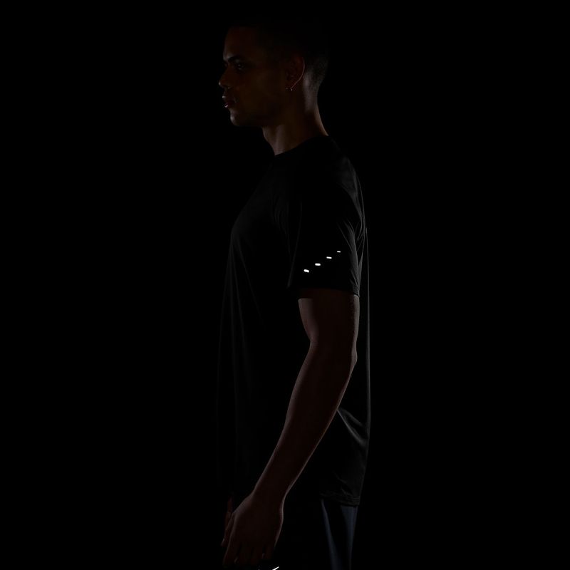 Tricou de alergare pentru bărbați Nike Stride black 8
