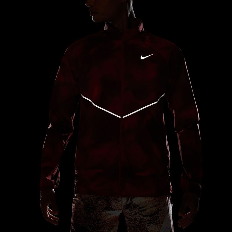 Geacă de alergare pentru bărbați Nike Miler light crimson/tough red 4