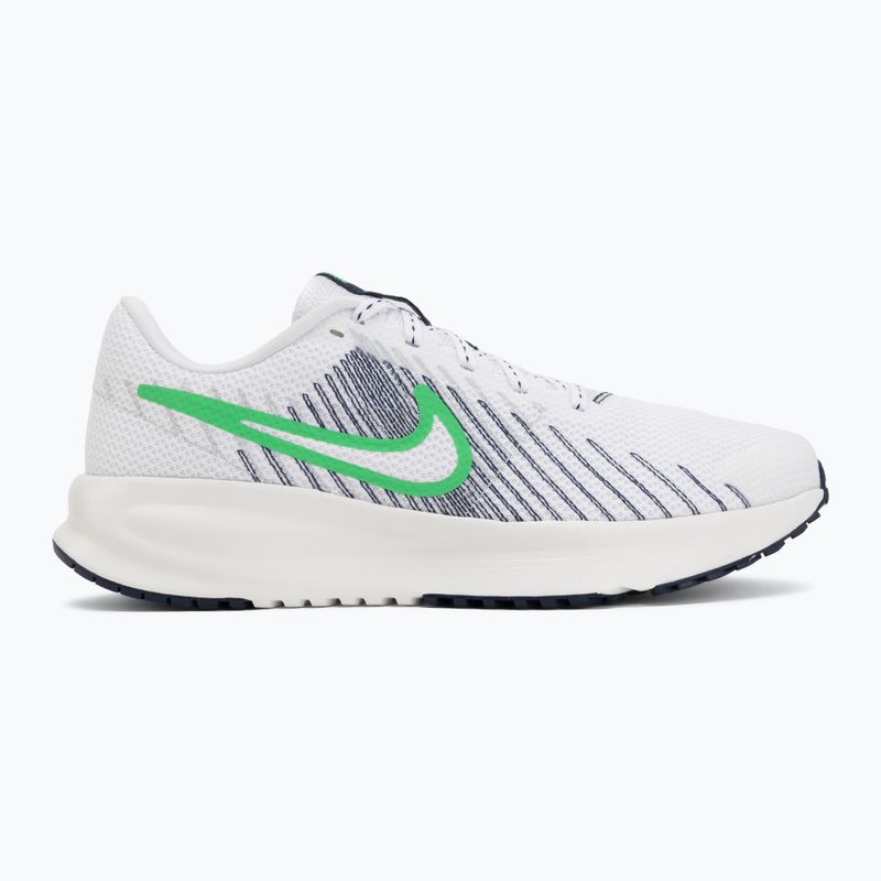 Încălțăminte de alergare pentru bărbați Nike Run Defy White/Midnight Navy/Green Spark 2